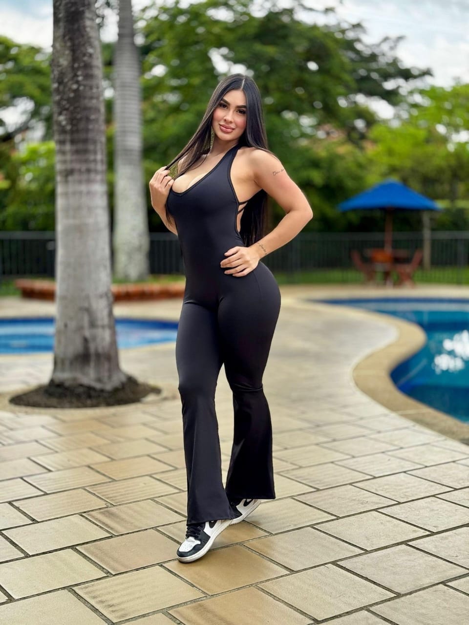 Enterizo Lina bota ancha ANOTHER LEVEL