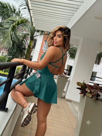 Vestido Karla malla cintura ANOTHER LEVEL